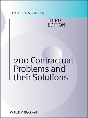 200 Contractual Problems and their Solutions - ebook